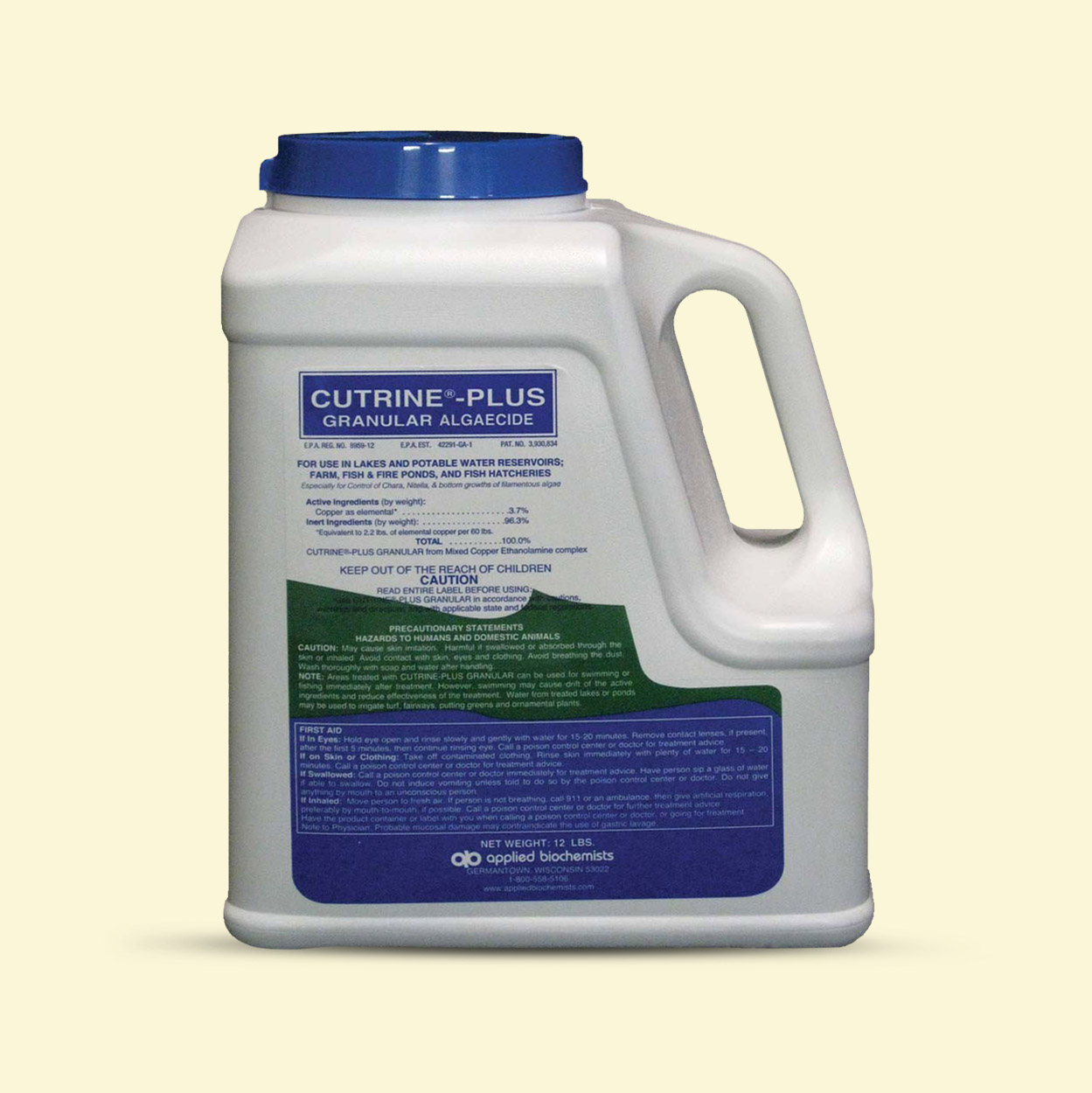 Cutrine-Plus Granular Herbicide 12 lb. Jug