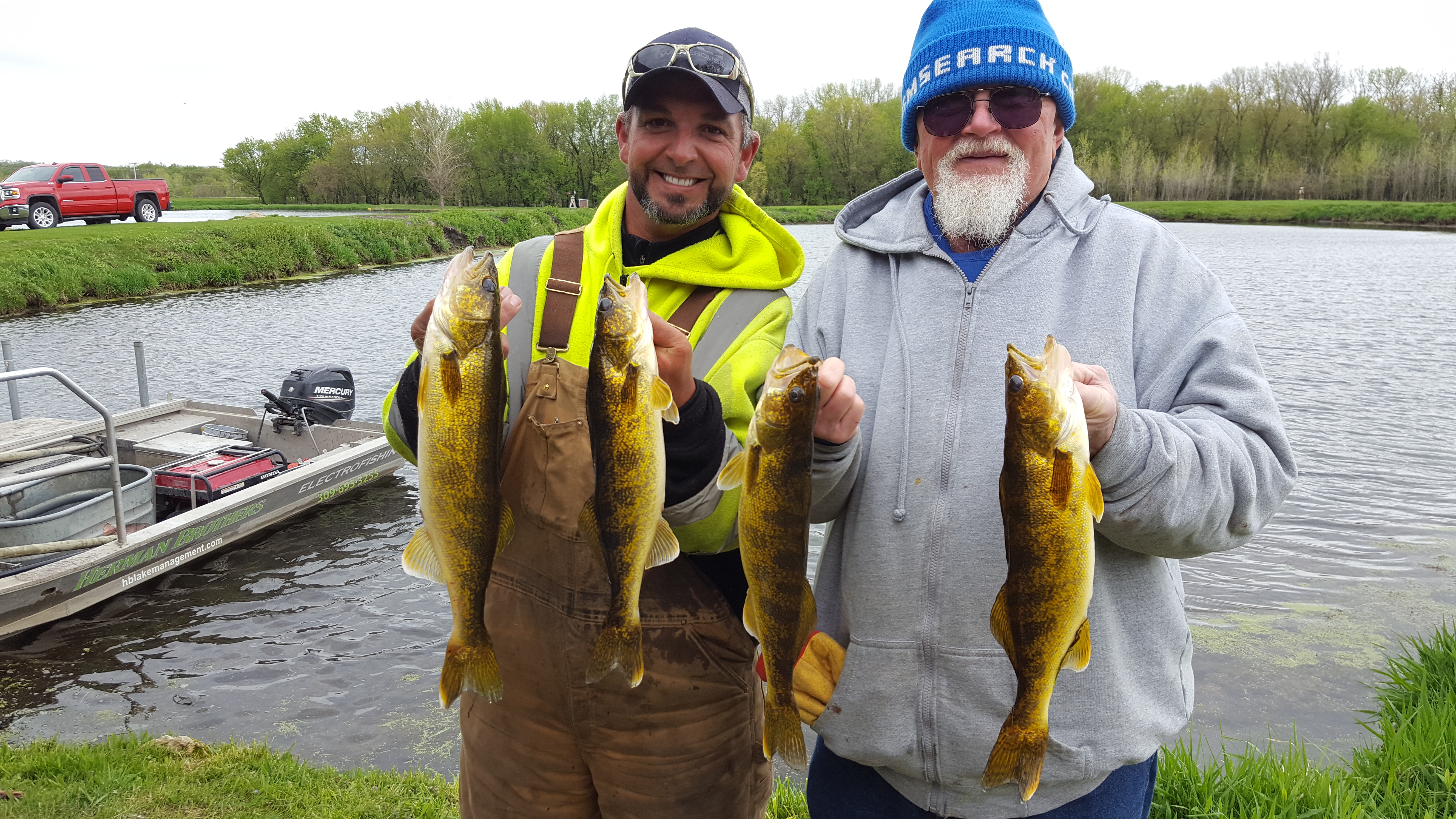 Final day of electrofishing