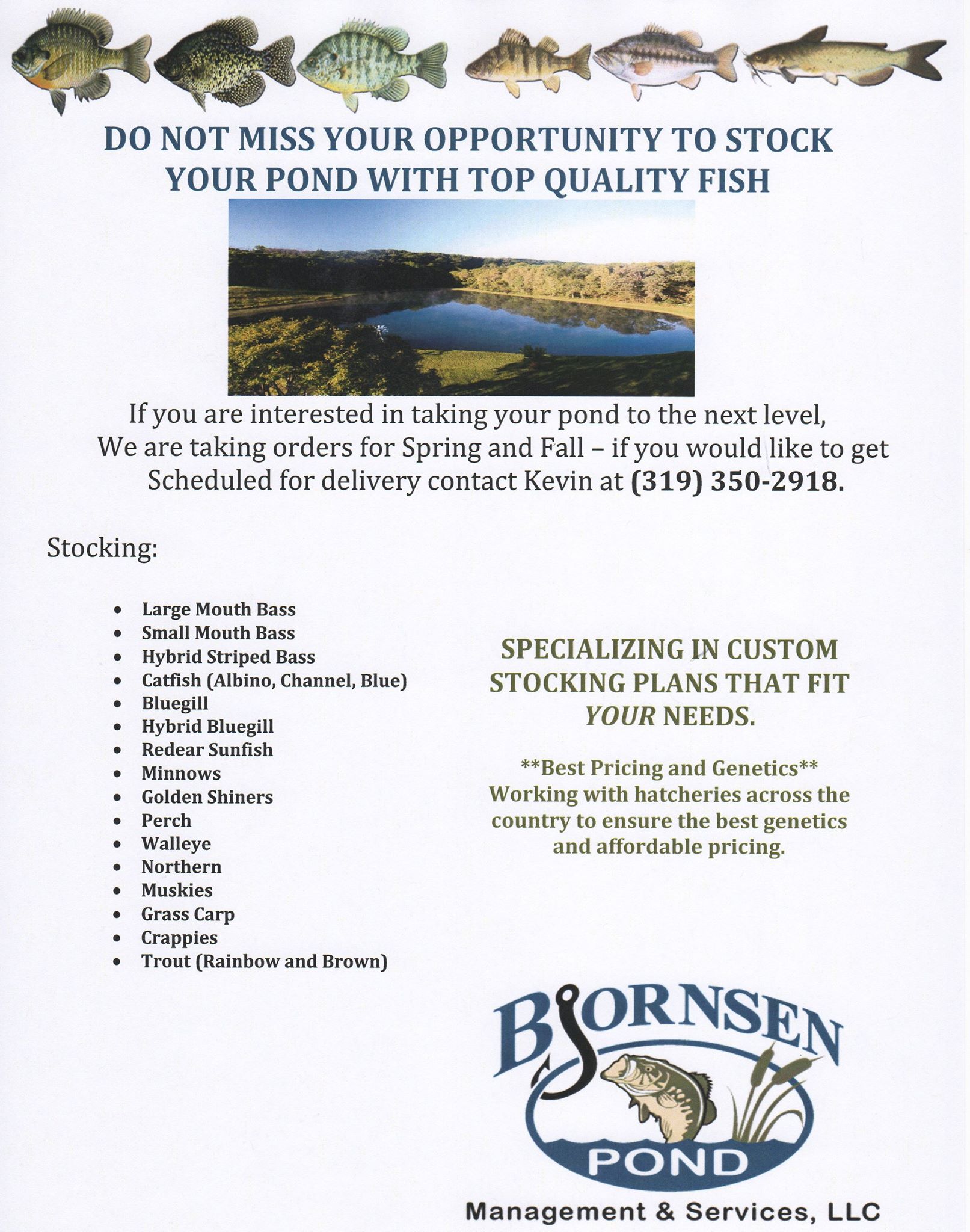 Fish Stocking Flyer