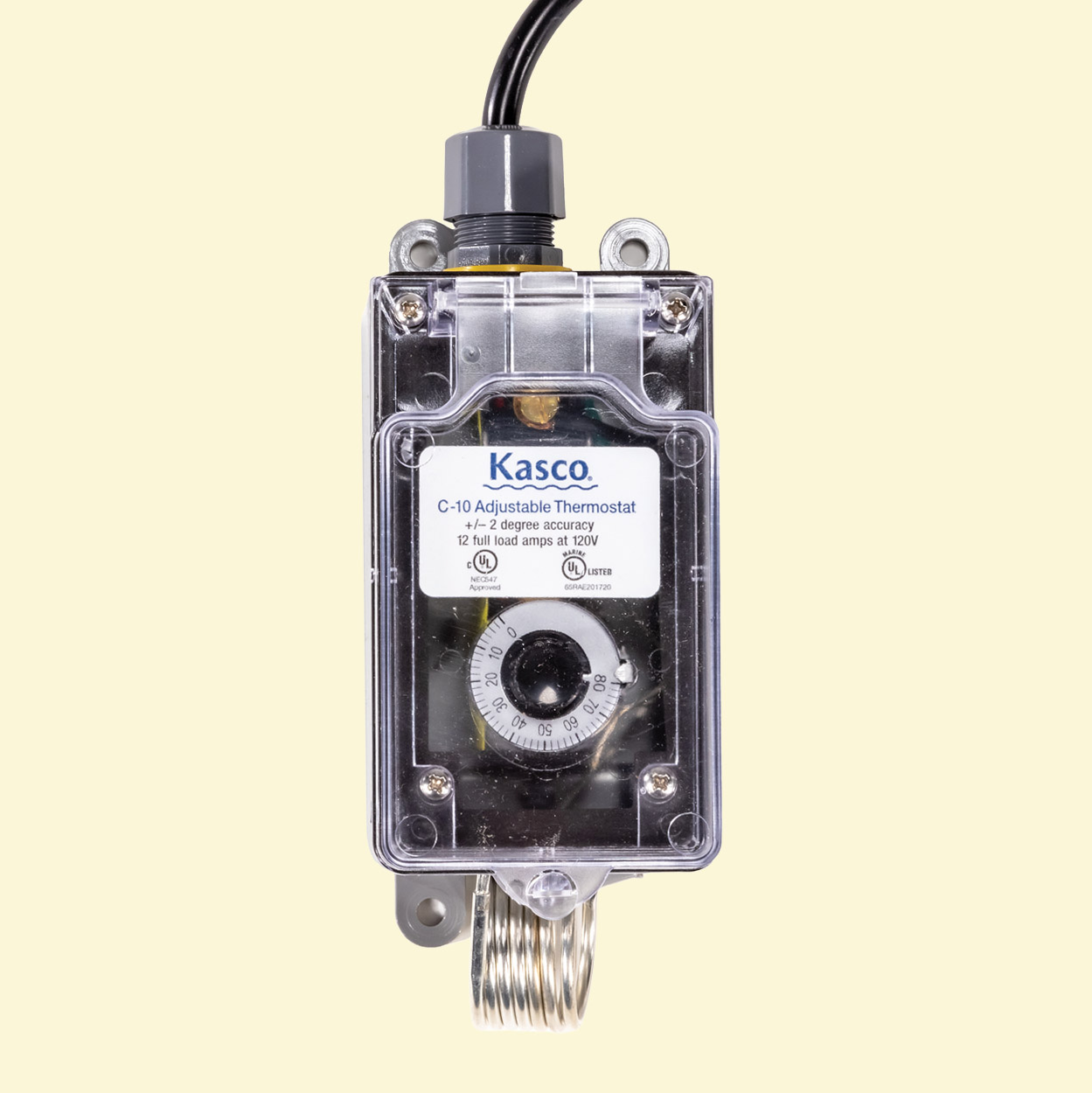 Kasco C-10 120v Adjustable Thermostat Contol-Closed