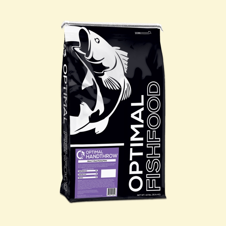 Optimal Handthrow Largemouth Fish Food – 40 lb. Bag | Bjornsen Pond ...